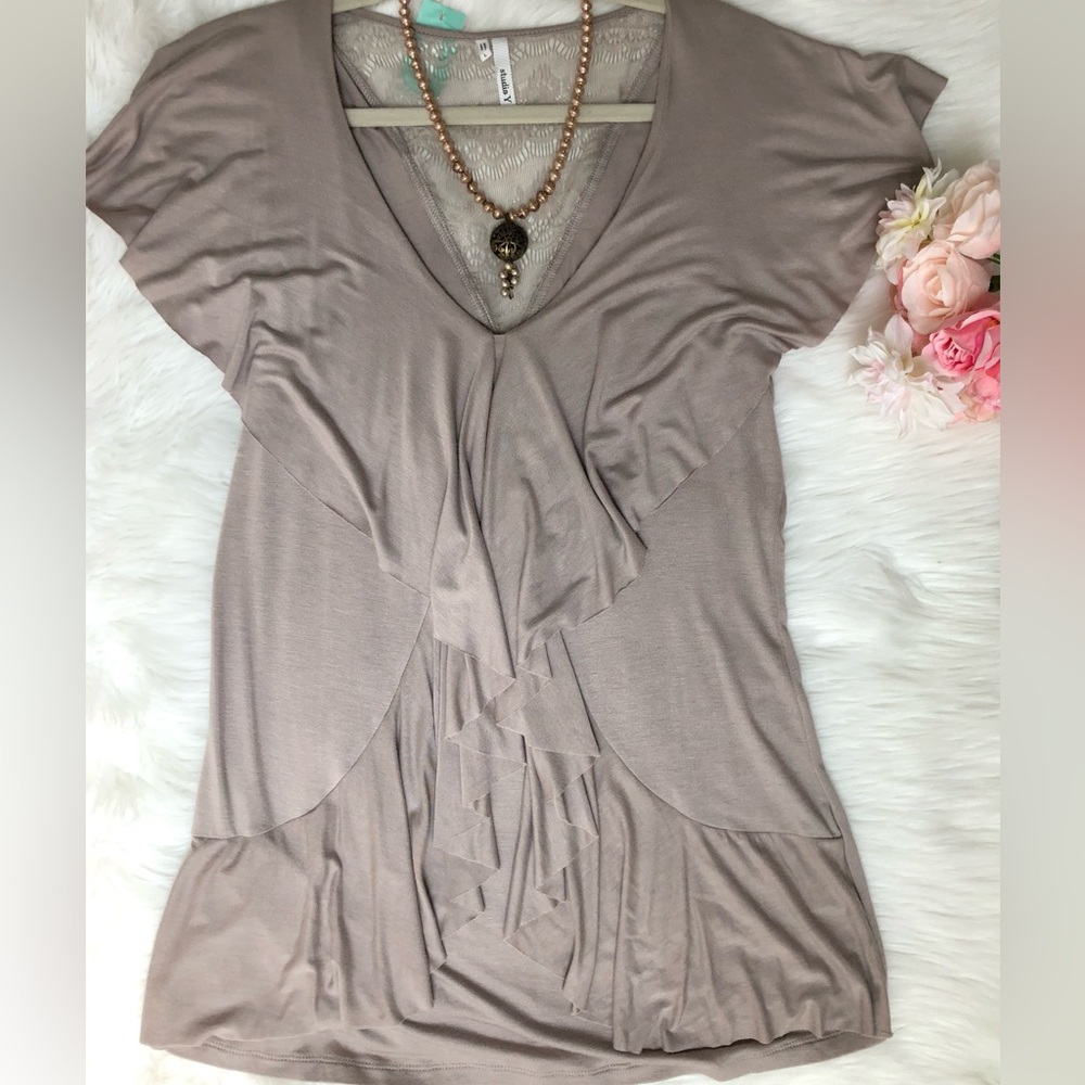 NEW Studio Y Romantic Ruffled Fairycore Top Size Large